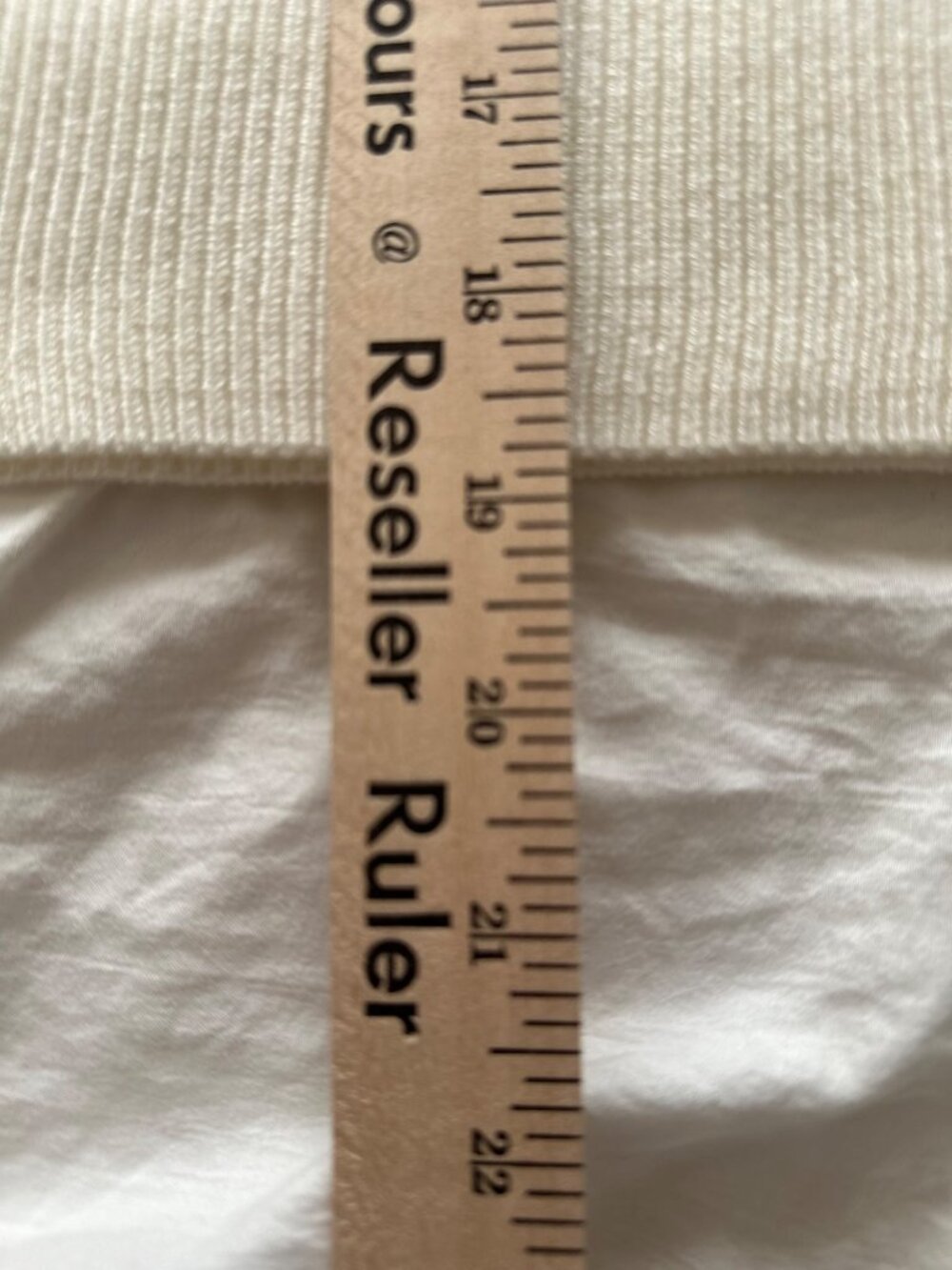 French Connection Jaida Top M Summer White Wool Blend MSRP $98 Capsule Academia - Picture 12 of 14